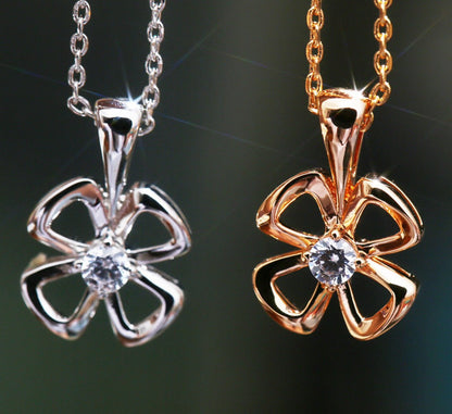 [Eternal Jewelry]FIOREVER NECKLACE DIAMOND CENTER